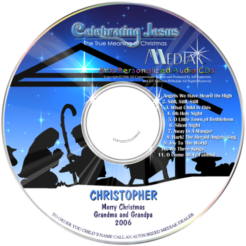 Celebrating Jesus - Personalized Christmas CD